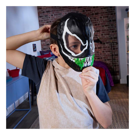 Hasbro Spider-Man Venom maschera fosforescente, giocattoli da supereroe.