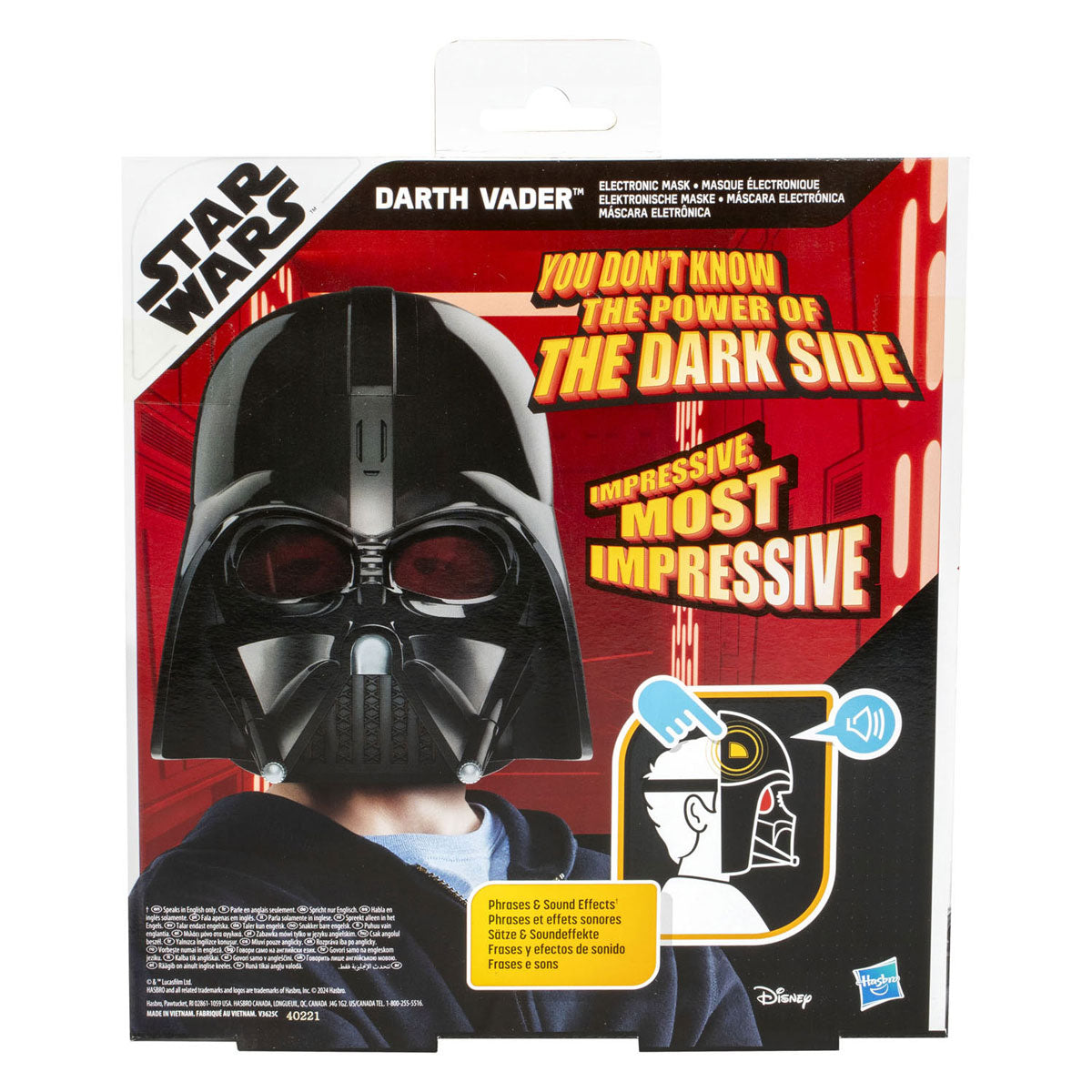Maschera elettronica Hasbro Star Wars Darth Vader.