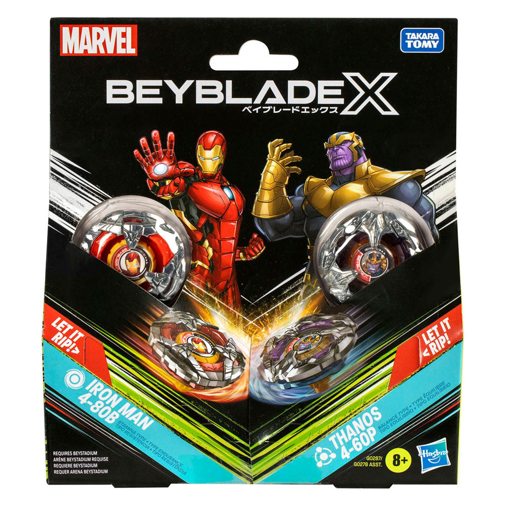 Confezione multipla di collaborazione Hasbro Bey Blade BBX Marvel