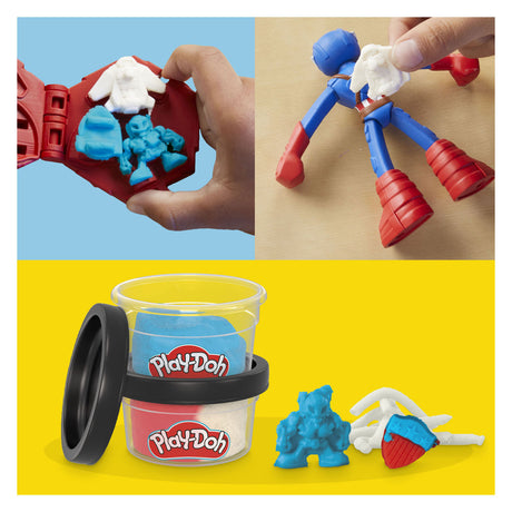 Play-doh Marvel Capitan America timbro scudo - argilla da modellare