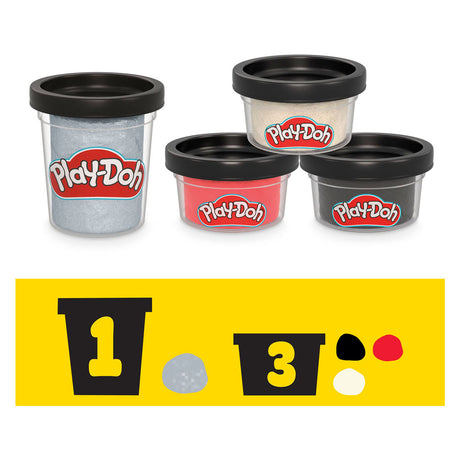 Play-doh star wars il mandaloriano speeder - 3 vasetti di argilla