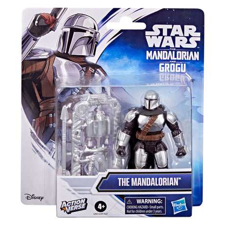 Star Wars Actionverse Action figure del Mandalorian 11 cm