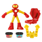 Lanciatore Play-doh Marvel Iron Man - 2 vasi di terracotta