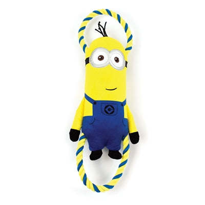 Il peluche Kevin di Minion su una corda interdentale