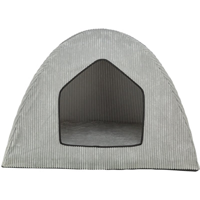 Trixie tenda per cuccia per cani Jonna Vital in tessuto a coste grigio chiaro