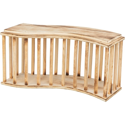 Rastrelliera per fieno Trixie con coperchio in legno fiammato