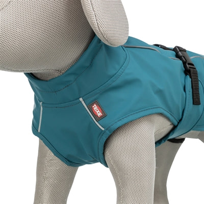Trixie impermeabile per cani vimy petrolio