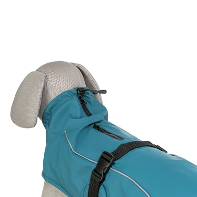 Trixie impermeabile per cani vimy petrolio