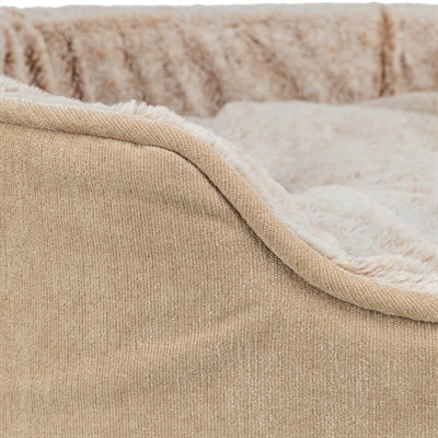 Trixie lettino per cani Vital lino morbido ovale beige crema