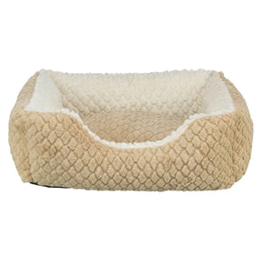 Trixie cuccia per cani kaline mio angolare marrone chiaro crema