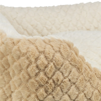 Trixie cuccia per cani kaline mio angolare marrone chiaro crema