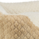 Trixie cuccia per cani kaline mio angolare marrone chiaro crema