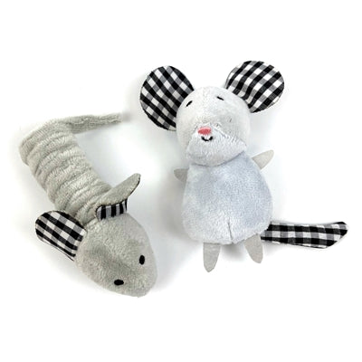 Topi felici con toppe tabby per animali domestici