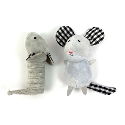 Topi felici con toppe tabby per animali domestici