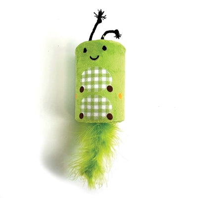 Happy pet tabby patch bruco cricchetto e rullo verde