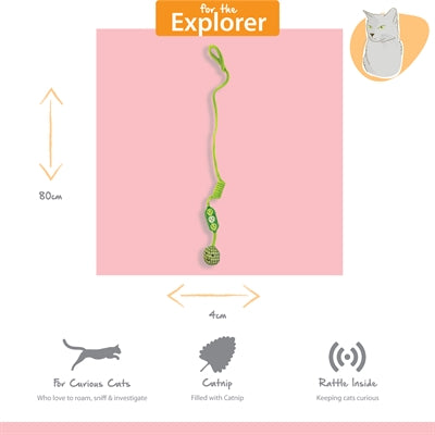 Bungee con piselli patch per animali domestici felici