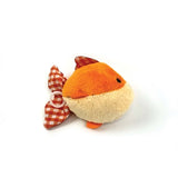 Happy pet tabby patch che scuote il pesce rosso