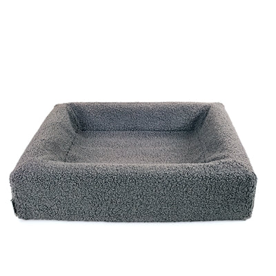 Fodera premium per letto Bia Teddy grigio