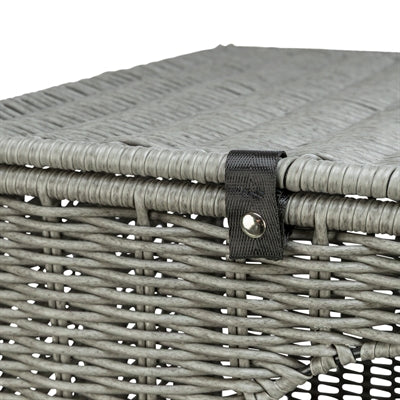 Trixie cuccia per gatti amalia angolare in polyrattan grigio