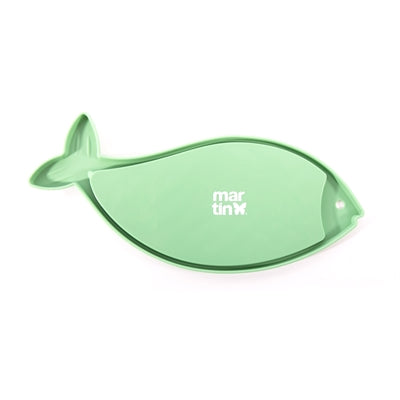 Martin lecca tappetino per pesci in silicone verde