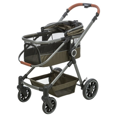 Passeggino per cani Trixie massimo 22 kg verde oliva
