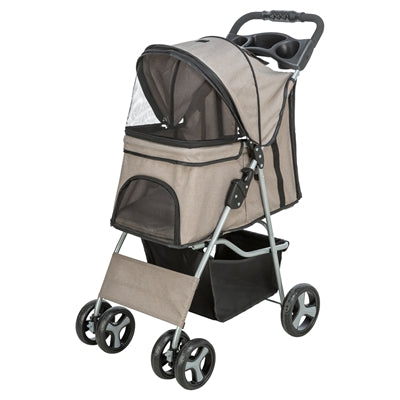 Passeggino per cani Trixie massimo 15 kg tortora