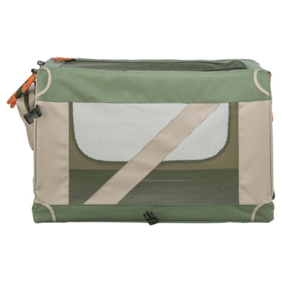 Trixie cuccia comoda panca da viaggio in tessuto verde oliva beige