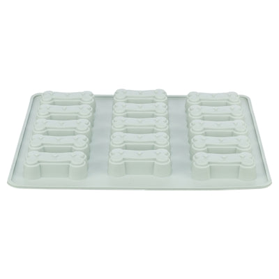 Trixie tappetino da forno per snack per animali a forma di osso, senza BPA, grigio