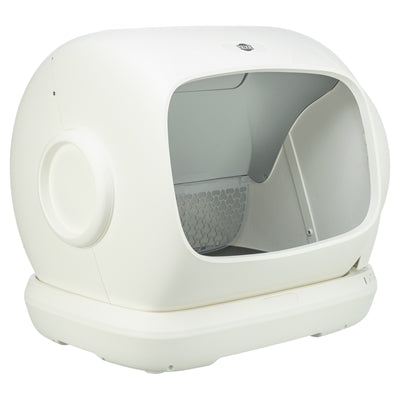 Trixie lettiera elettrica autopulente xl in plastica bianca