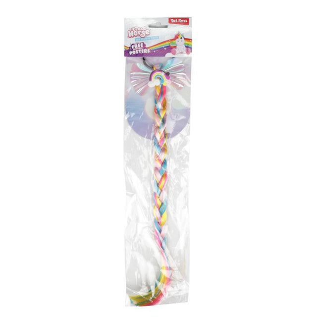 Toi-toys toi giocattoli sogno cavallo unicorno treccia di capelli su elastico