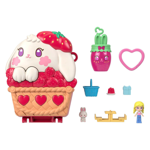 Pic polly pocket playset compatto soprammobile del coniglio