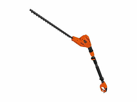 Tagliasiepi Black+decker con impugnatura 550w, lunghezza lama 51cm, testa girevole 5 posizioni, allungabile a 235 cm, telescopico - ph5551-qs