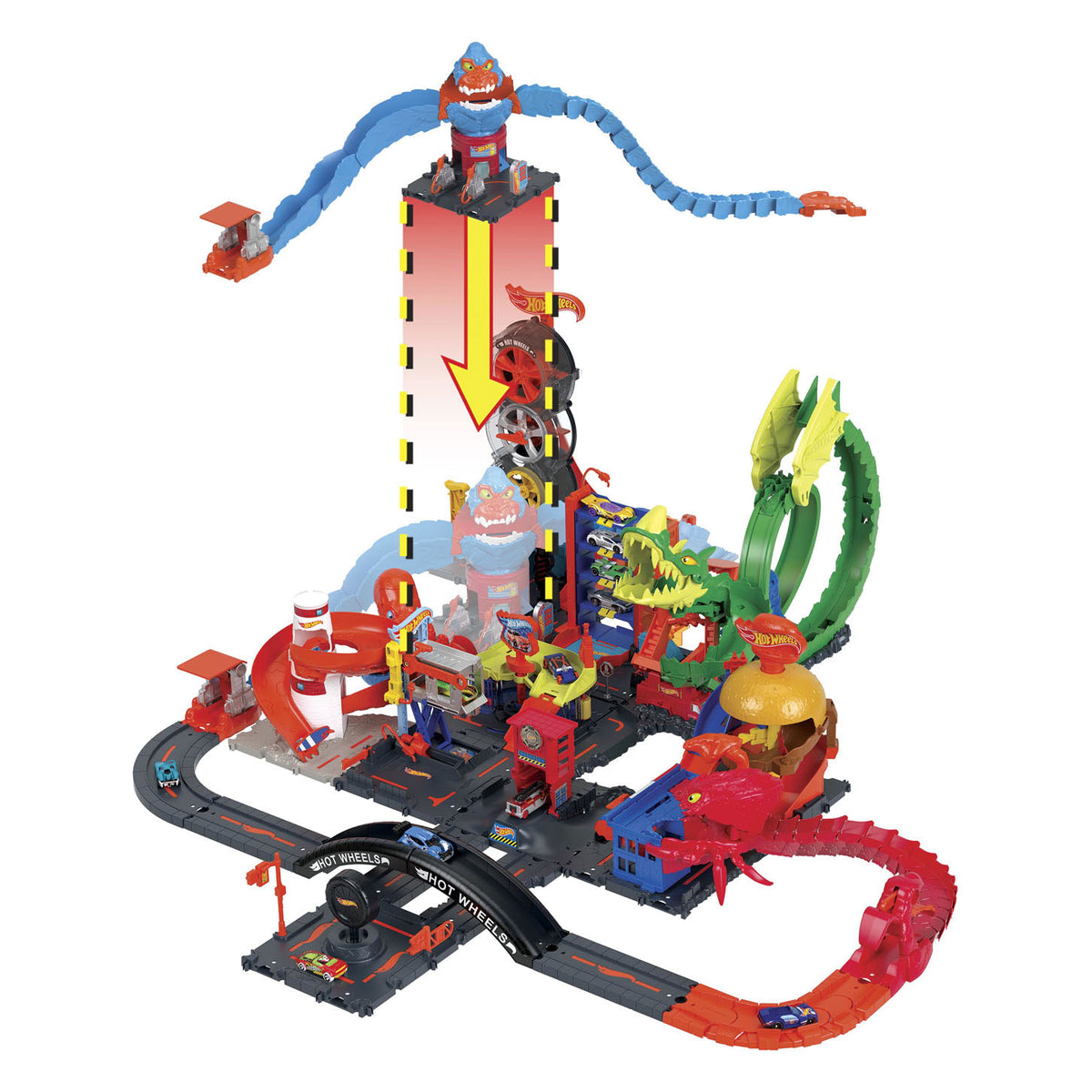 Mattel City Nemesis Lab Station Gorilla Attack