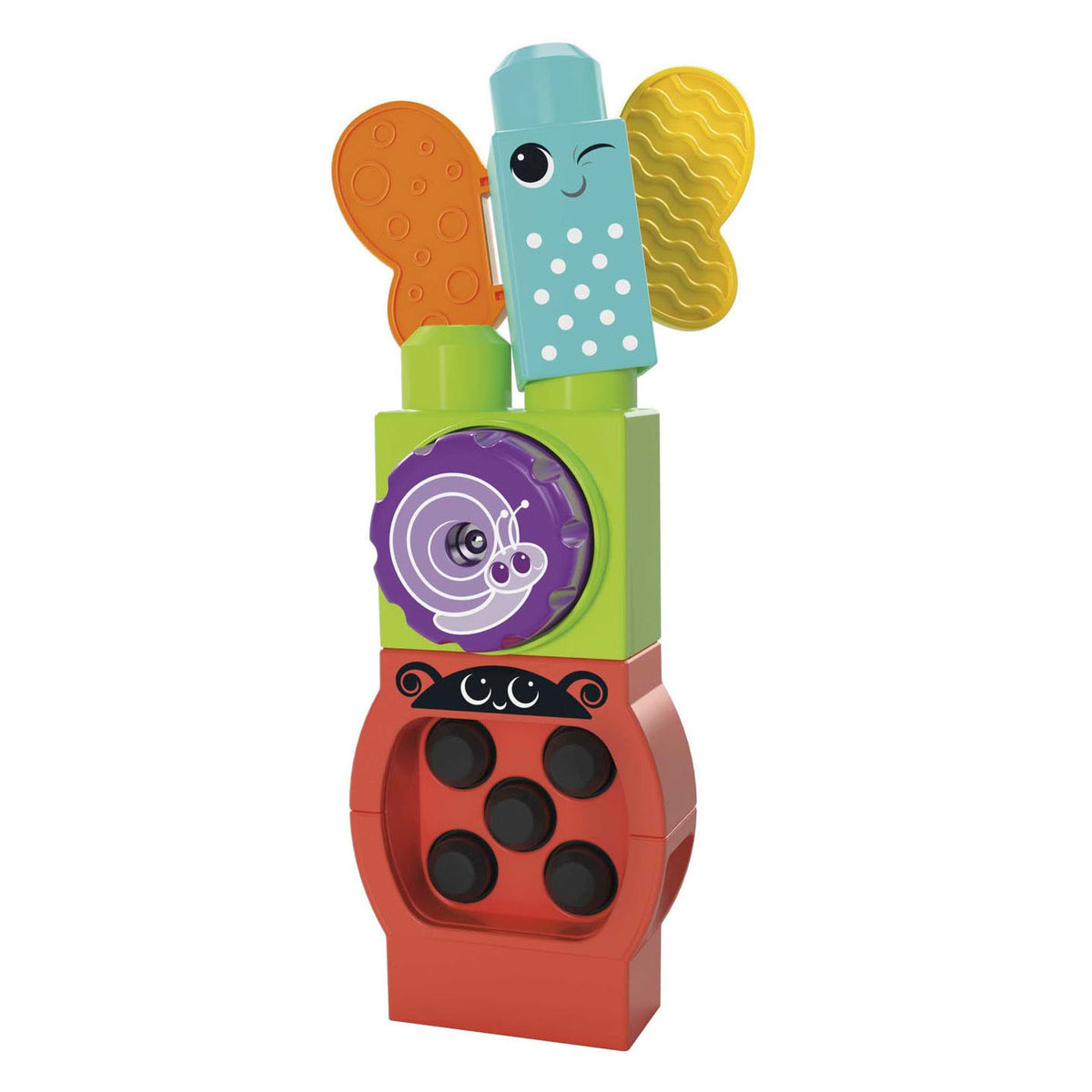 Set di costruzioni Bruco Mega Bloks Move'n Groove - 30 pezzi.