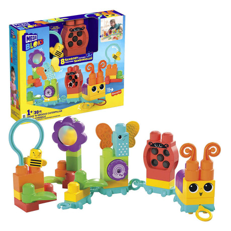 Set di costruzioni Bruco Mega Bloks Move'n Groove - 30 pezzi.
