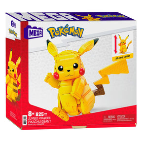 Mattel mega construx set da costruzione pokemon - pikachu, 30 cm