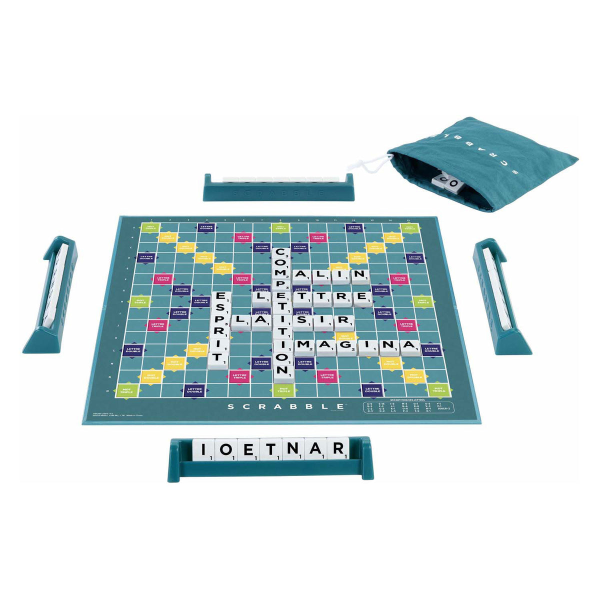Giochi Mattel scrabble insieme - gioco da tavolo - 2 jeux e 1 - Francese