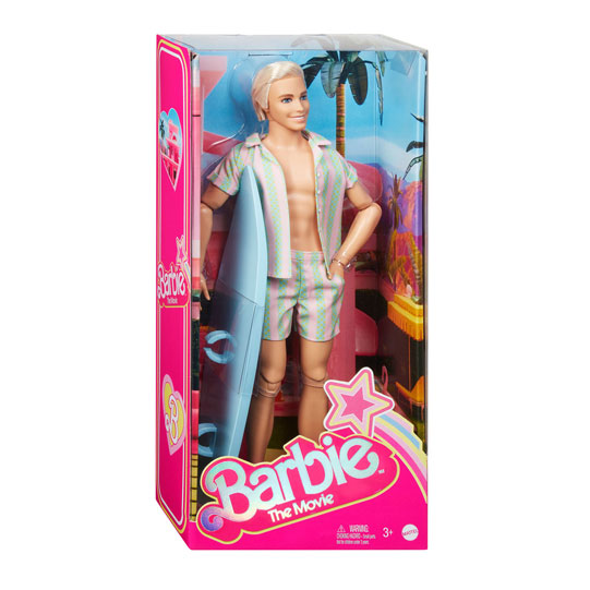 Mattel Barbie Movie Ken bambola alla moda a strisce