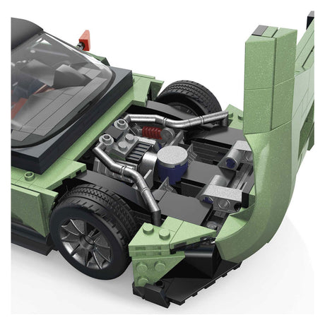 Set da costruzione Mattel Mega Hot Wheels Aston Martin Vulcan - 986 pezzi.