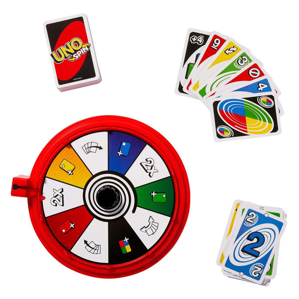 Giochi di carte Mattel Uno Spin