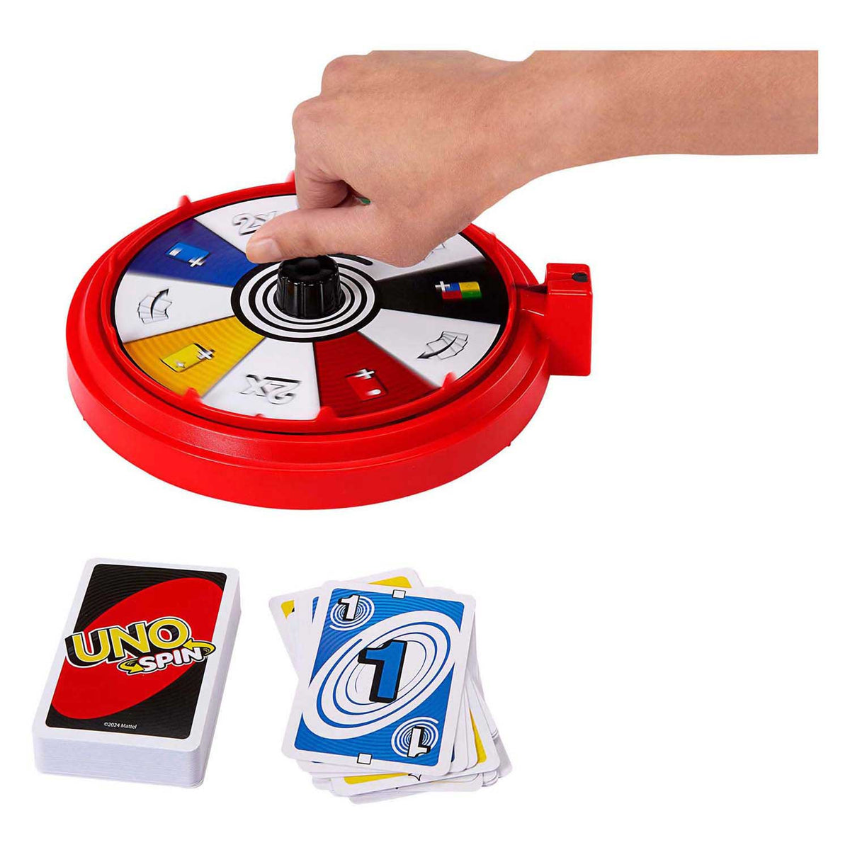 Giochi di carte Mattel Uno Spin