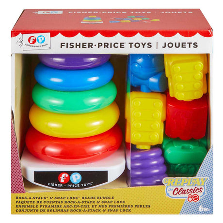 Torre impilabile Fisher Price Mattel e perline a scatto