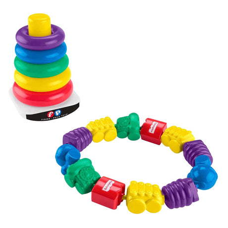 Torre impilabile Fisher Price Mattel e perline a scatto
