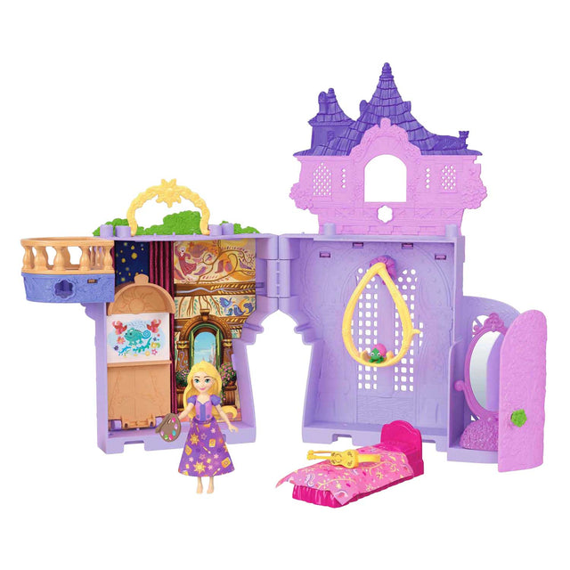 Castello impilabile della principessa Disney Rapunzel della Mattel