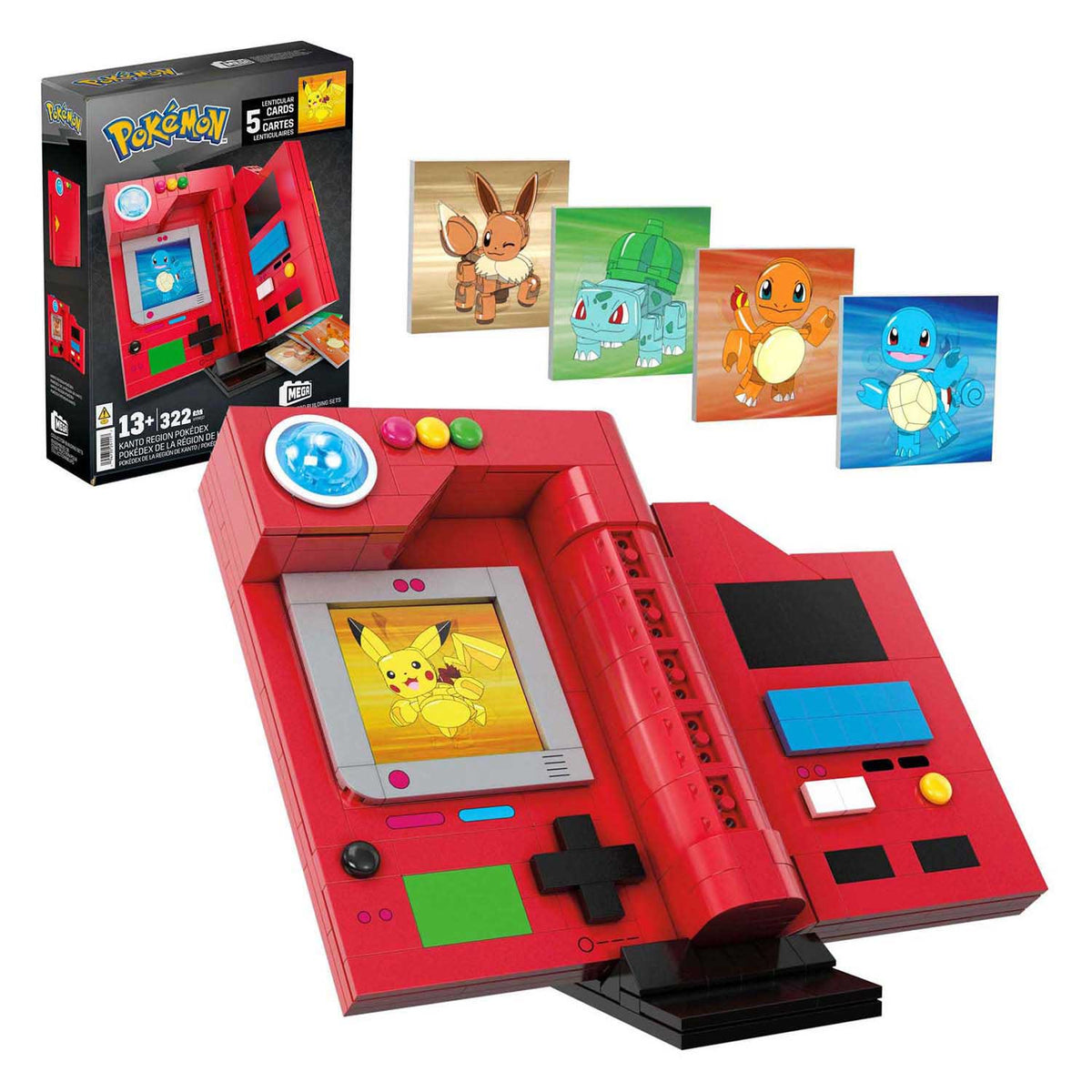 Set da costruzione Pokemon Mega Bloks Mega Costrutto - Regione Pokemon Kanto