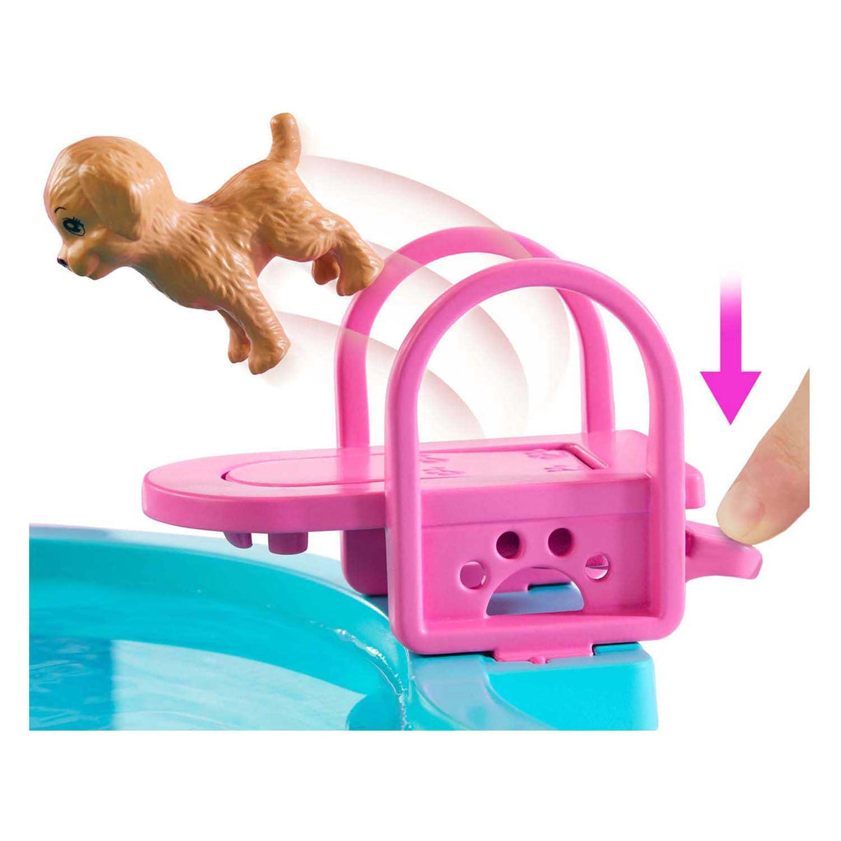 Piscina dei sogni di Barbie: set da gioco con scivolo e vasca idromassaggio e più di 20 accessori