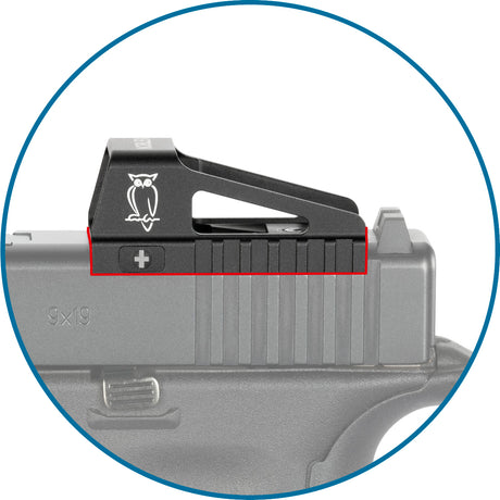 Noblex e-optics noblex red dot nv 1x23 os per glock mos (4.0 moa)