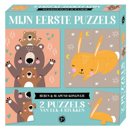 Miffy i miei primi puzzle - orsi addormentati ko, 2x4pz.