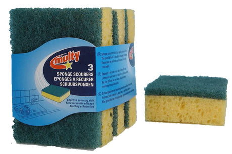 Confezione multipla di spugne abrasive da 3