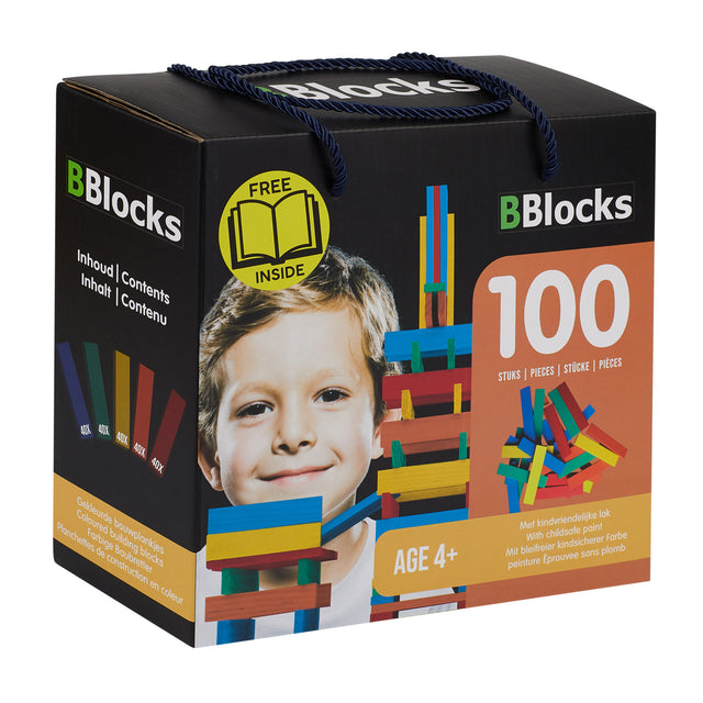 Pannelli da costruzione Bblocks colorati, 100 pz.